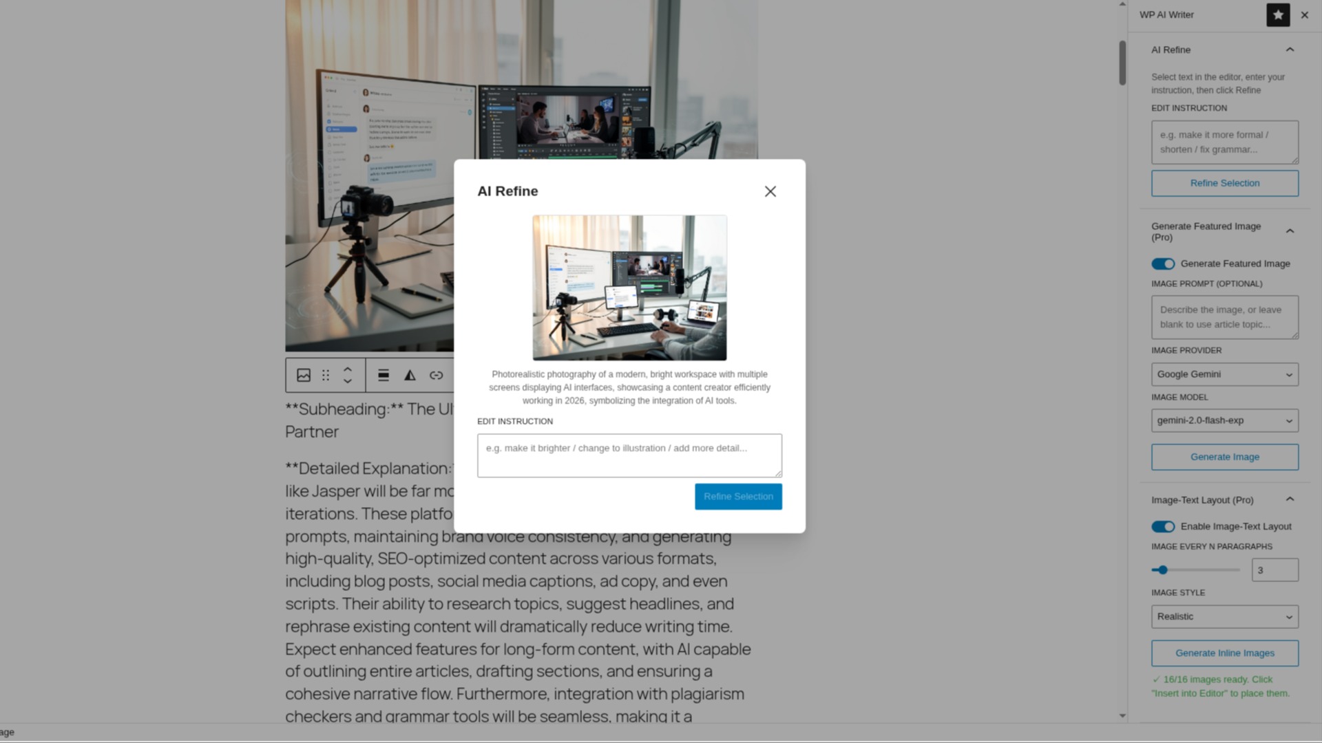 WP AI Writer banner 2